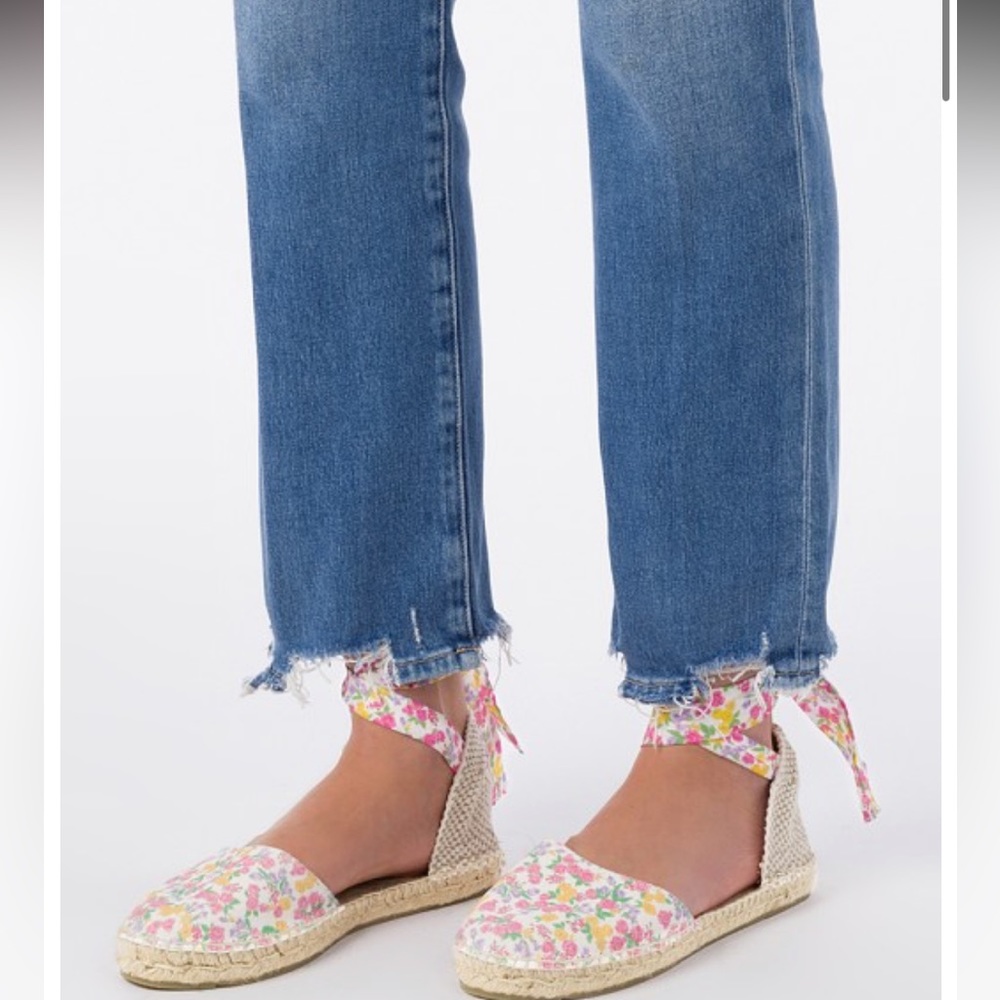 LoveShackFancy x Manebi Flat Velenciana Fruity Punch Espadrille - 40 - NIB